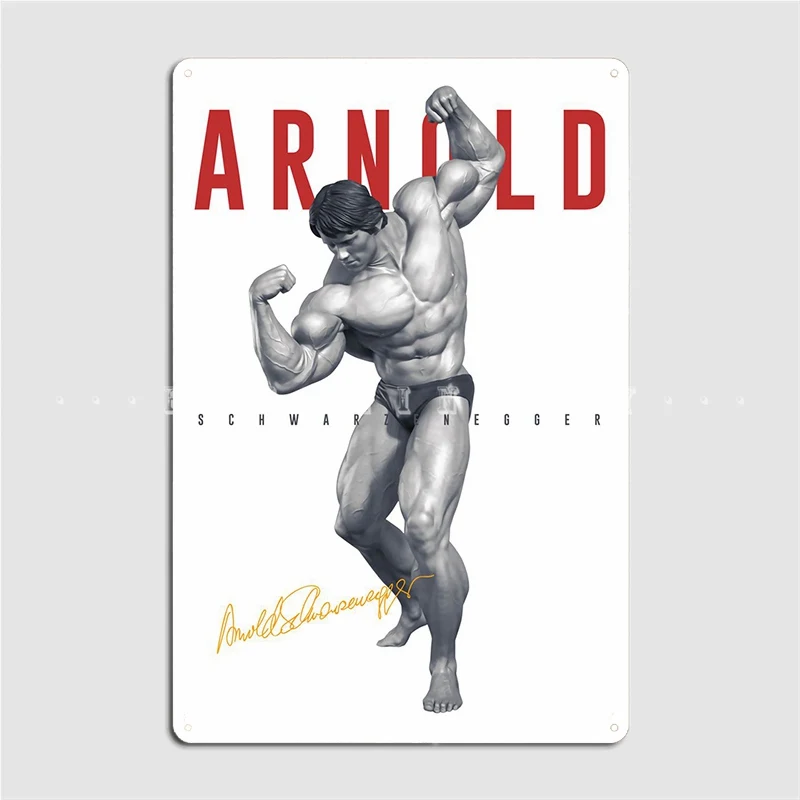 Arnold Schwarzenegger Metal Sign Plaques Retro Cinema Kitchen Club Bar Tin Posters |