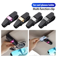 fonken car eyeglass holder glasses card storage clip for auto sun visor interior organize accessories car sunglasses holder