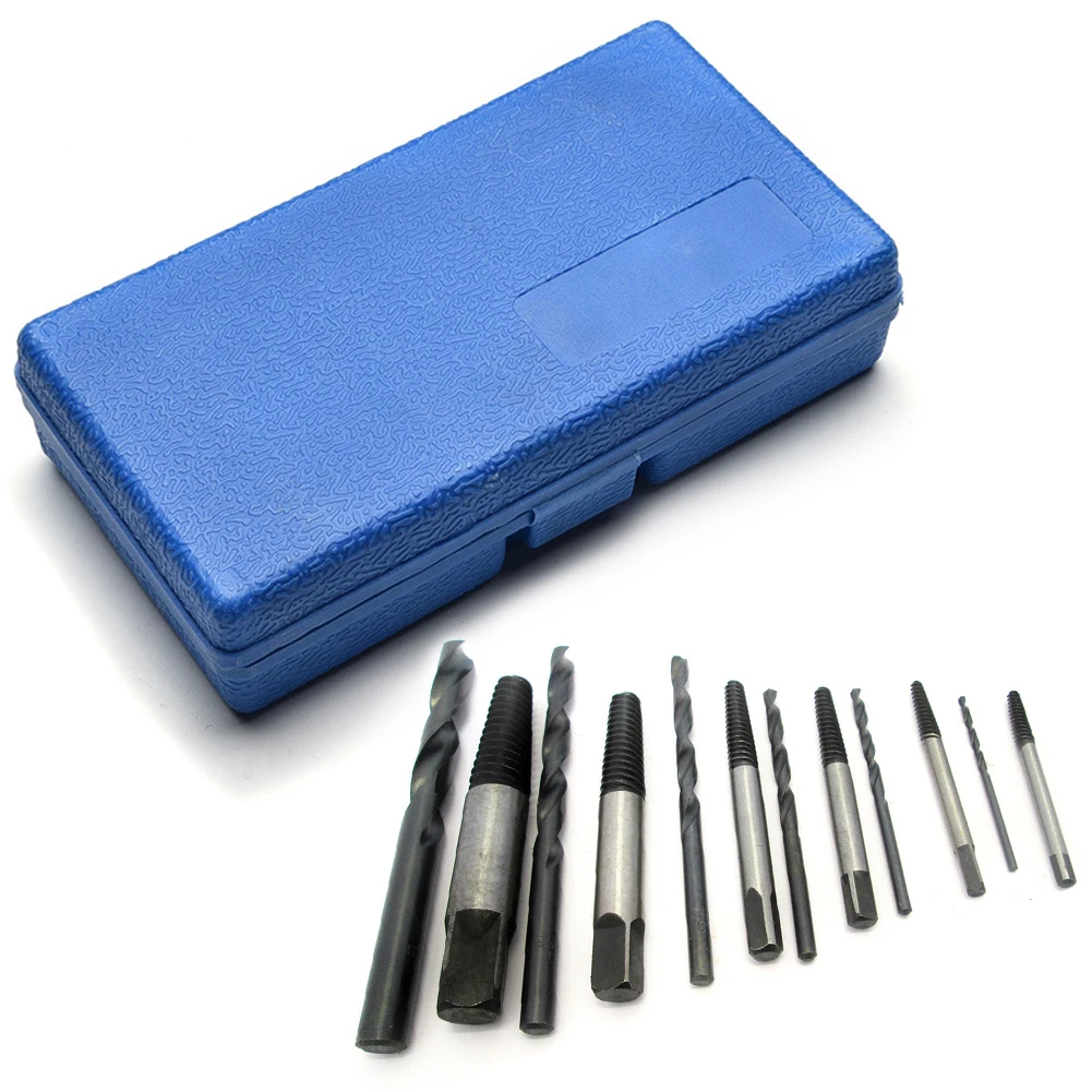 

12pcs Screw Extractor Set Stud Remover HSS 3-25mm With Case Practical Durable Tool Drill Bits Easy Out Assorted
