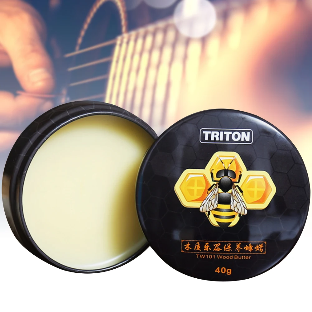 Уход за гитарой пчеловодный воск полировка портативная кожа увлажняющая труба