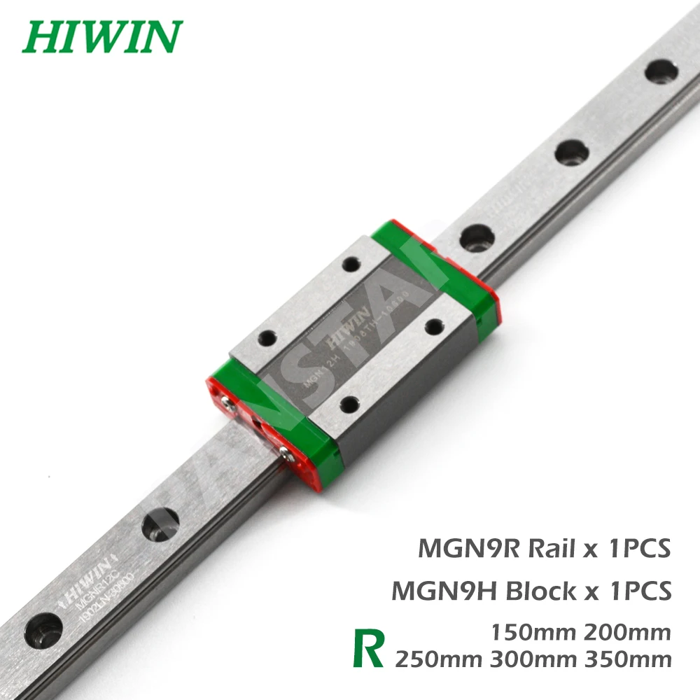 Направляющая из легированной стали HIWIN MGNR9 направляющая 150 мм 200 250 300 350 с каретками