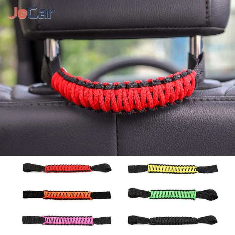 

Подлокотник из ПВХ/Оксфордской ткани для автомобильного сиденья, ручка для подголовника, рулонная ручка для Jeep Wrangler JL, рукоятки для захвата