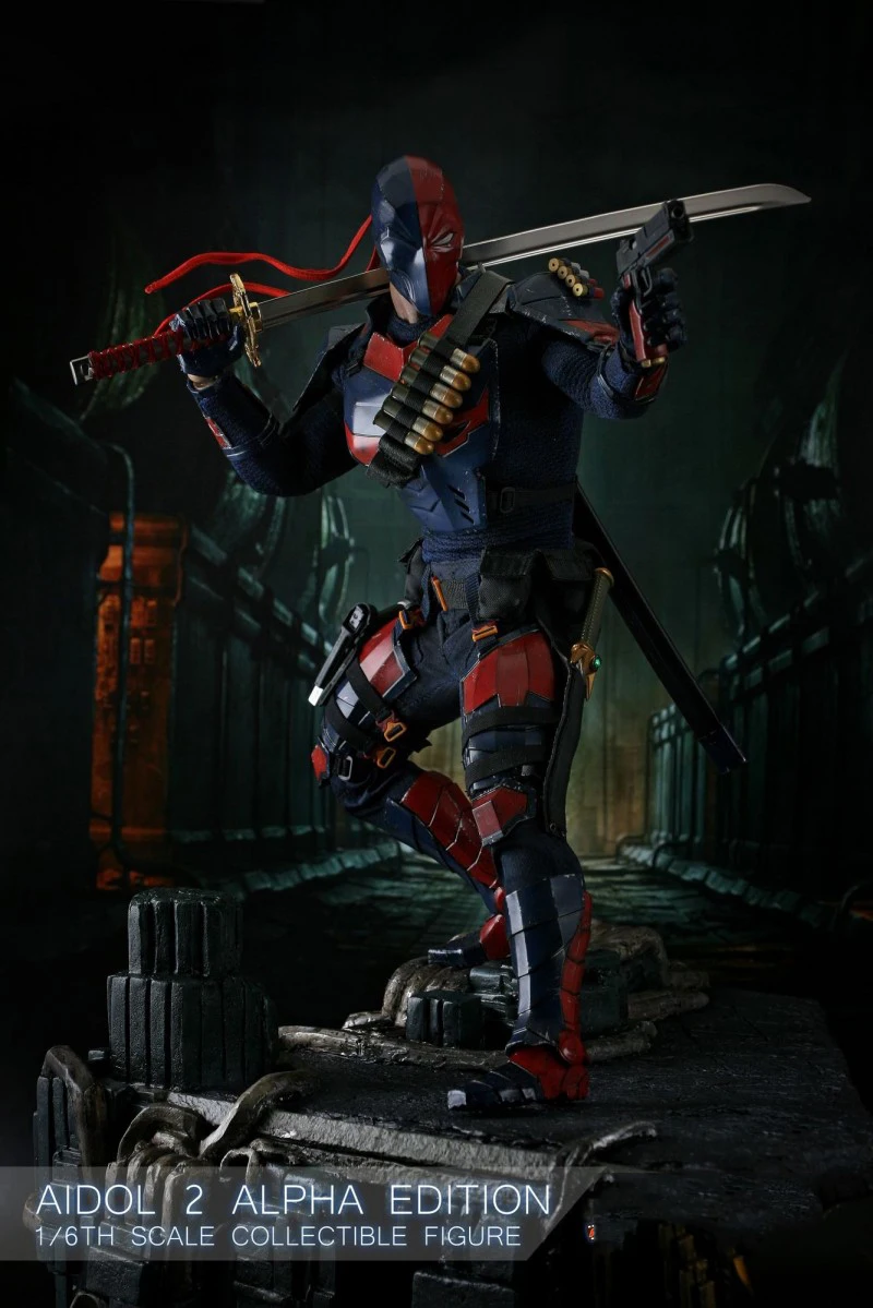 1/6 Scale Art Figures AIDOL 2 BETA Deathstroke head sculpt/mask vision figure Collection Deluxe Versio Hot Toys Collections