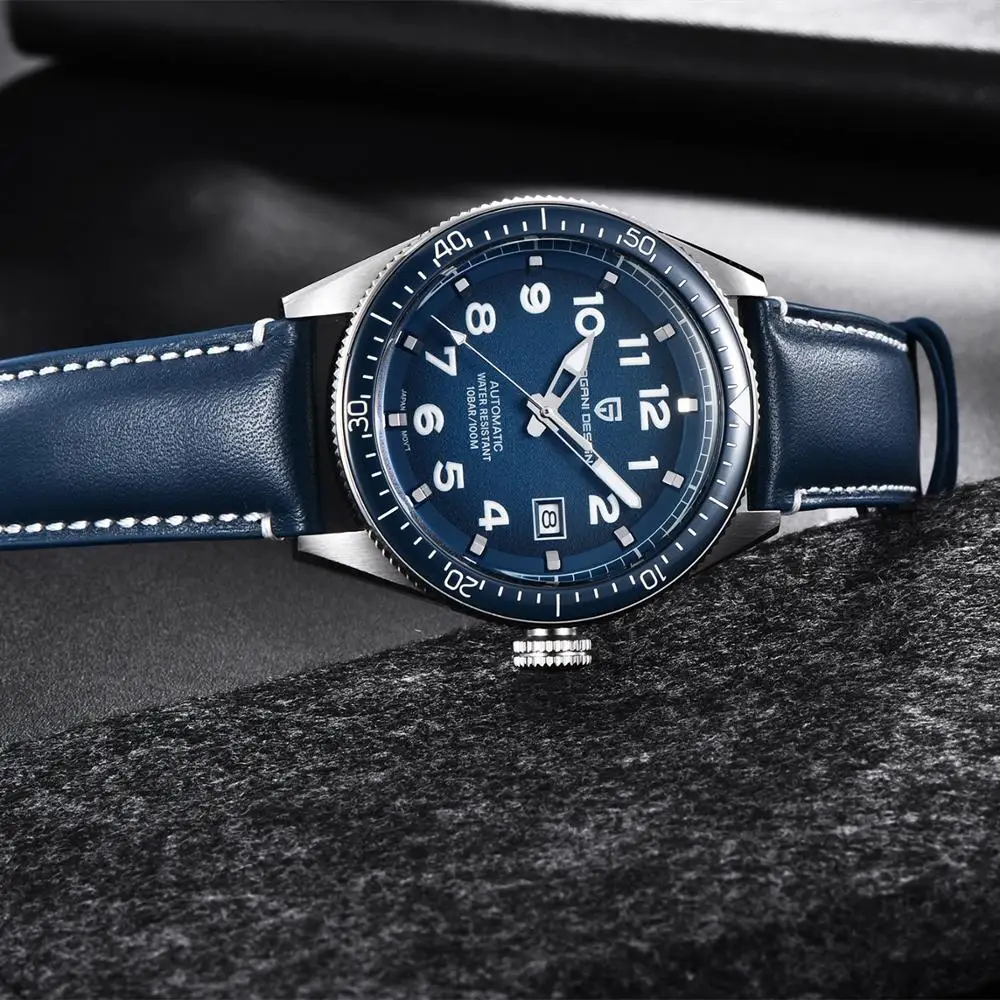 Pagani Дизайнерские мужские модные автоматические военные часы люксовый бренд 100 м