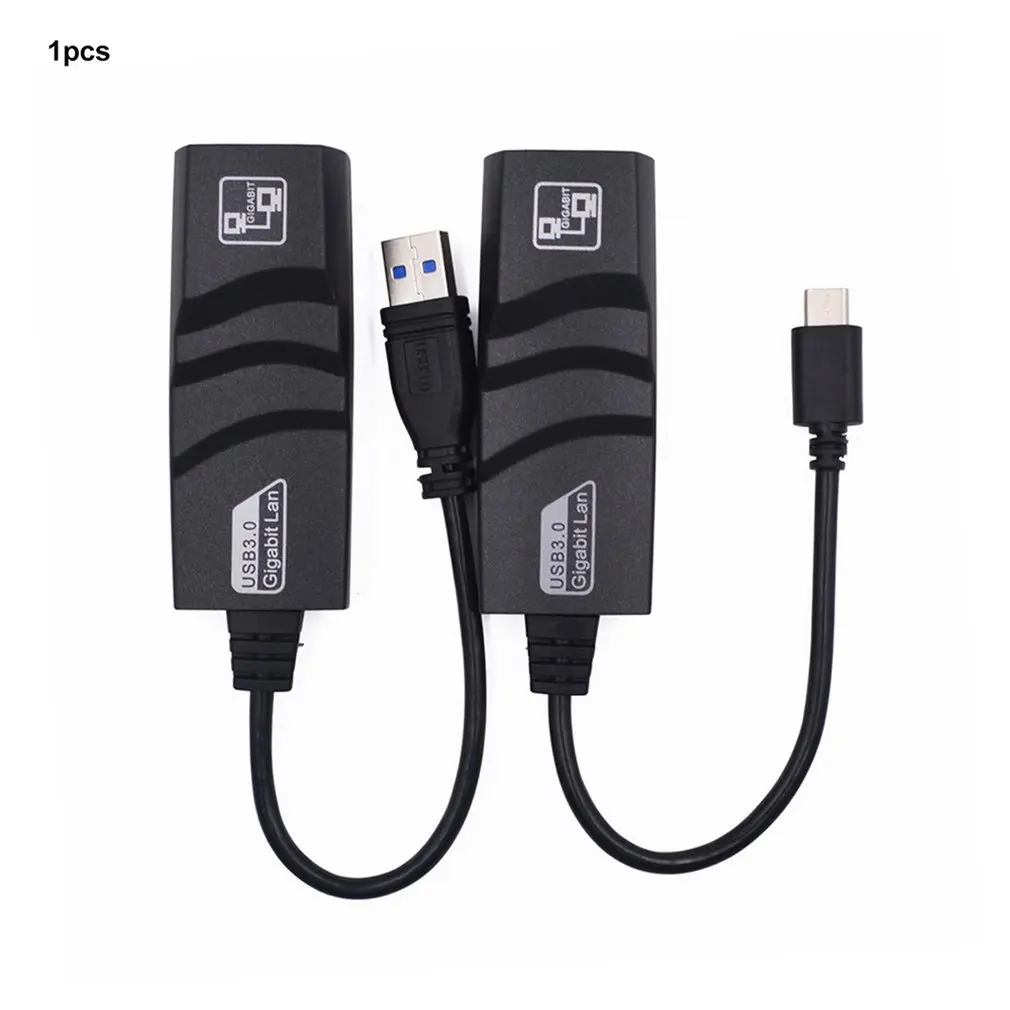 USB Ethernet адаптер Сетевая карта 3 0 к RJ45 Lan гигабитный Интернет для компьютера Macbook ПК