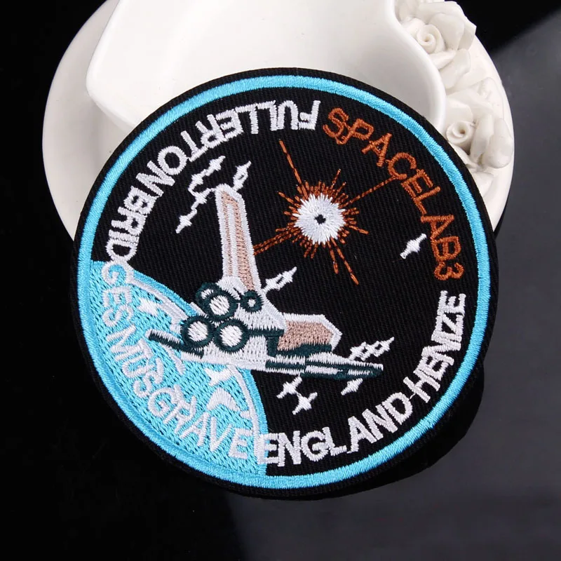 Сделай Сам звезда патч USS предприятие панк патчи железо на одежде космос НЛО