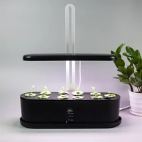 automatic hydroponics growing system indoor herb garden starter kit with led grow light smart garden planter for home kitchen