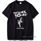 Футболка с надписью My Chemical Romance для мужчин и женщин, модные хлопковые футболки большого размера, футболки для мальчиков в стиле хип-хоп, топы, черная одежда