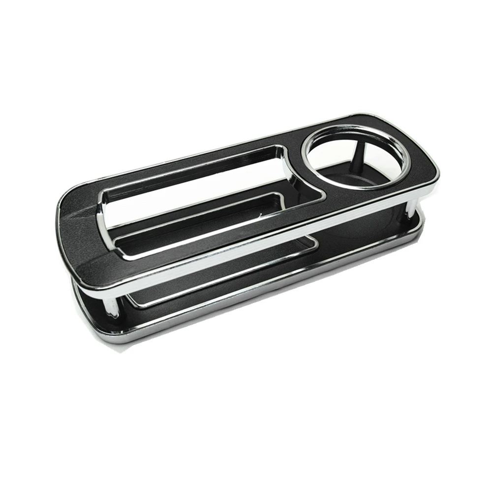 

10Pcs Chrome Brim Black Large Cup Holder For Auto Car Table Stand Drink Coffee Beverage Holder Mounting