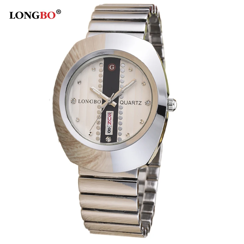 

LONGBO Men Watches Business Quartz Watch Men Stainless Steel Clock Wristwatch Man Waterproof Montre Pour Homme