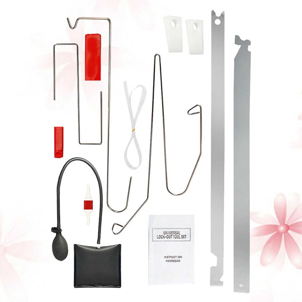 

10 шт./компл. Автомобильный аварийный инструмент для автомобиля, окна, двери, ключа, набор для утери, надувной воздушный насос, пневматический...