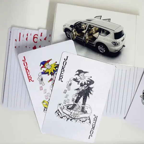 Водонепроницаемые карты для покера ПВХ Пластик игральные покер игровой набор