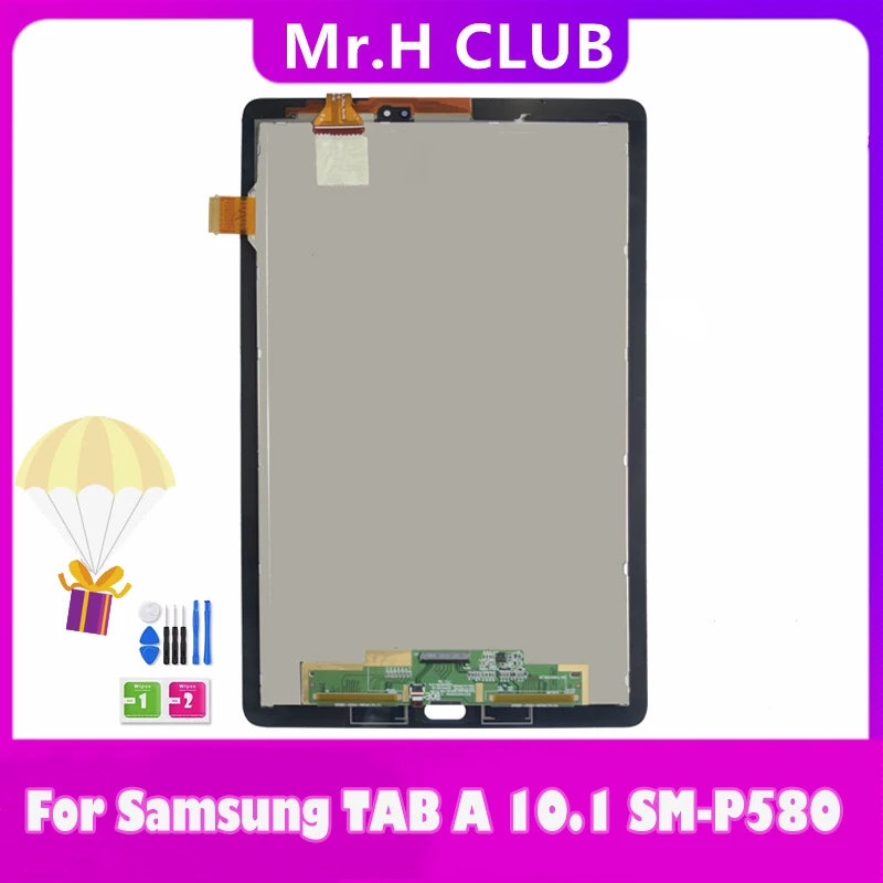 ЖК-дисплей для Samsung Galaxy Tab A 10 1 дюйма 2016 с рамкой |