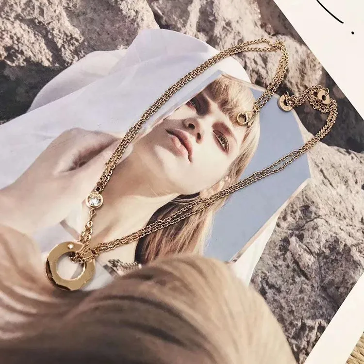 2021 Популярные ковбойские ботинки в европейском двухсторонний ожерелье