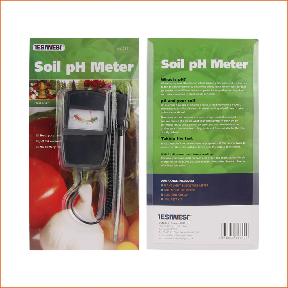 RZ измеритель влажности почвы растений цветов рН тестер светильник гидропонный