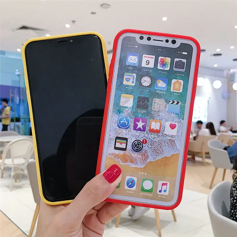 

Hot Child birthday present Chocolate M Beans Soft Silicon phone Case for 7 8 X XS XR MAX 11 12 Pro max cute cartoon cover coque