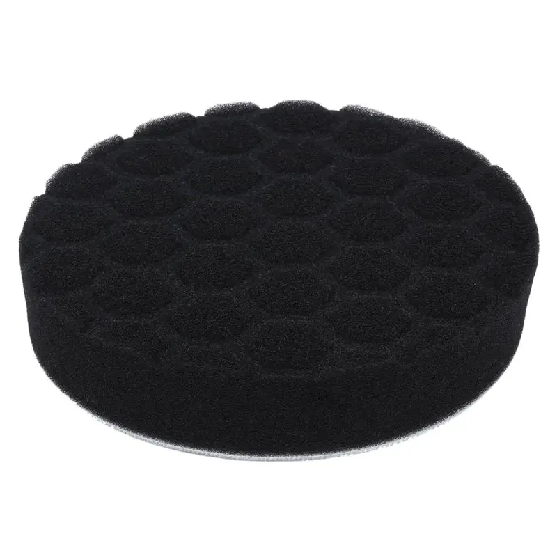 

6inch (150mm) Black Polishing Pad Dual Action Polishing Pad Sponge Buff Polishing Pad Kits For Car Polisher Pack of 5Pcs--Finish