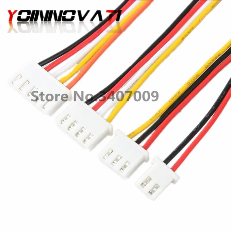 50 шт. XH2.54 JST 2 54 мм Шаг 2pin 3pin 4pin 5pin 6pin 7pin 8pin вилка соединителя с проводом кабель 20 см