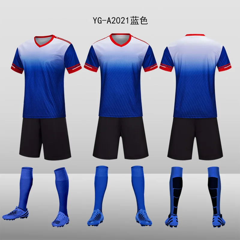 

Football suit new camouflage football suit adult football suit double side pocket sportswear yg-a2021
