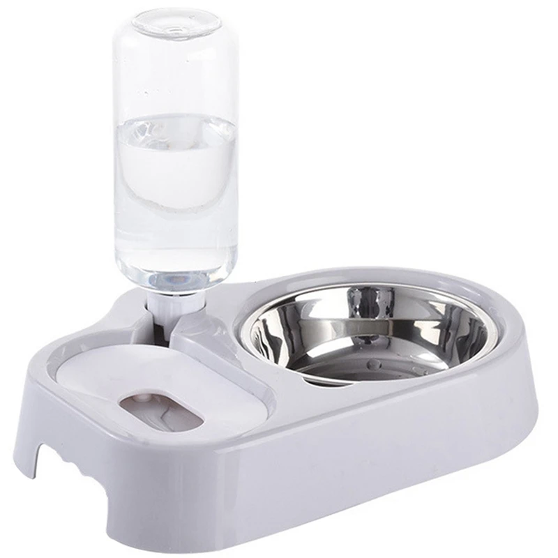Миска для кошек бутылочка подачи воды в Поильник собак миска бутылка кормления