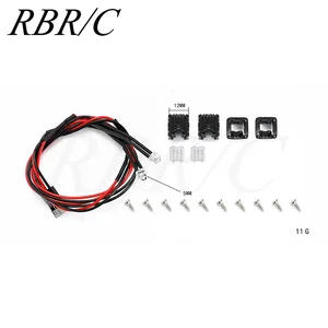 RBR/C Side Spot Light Upgrade Modification Model Fitting Accessory For Simulation WPL D12 D42 MN 99S RC Remote Control Car R785