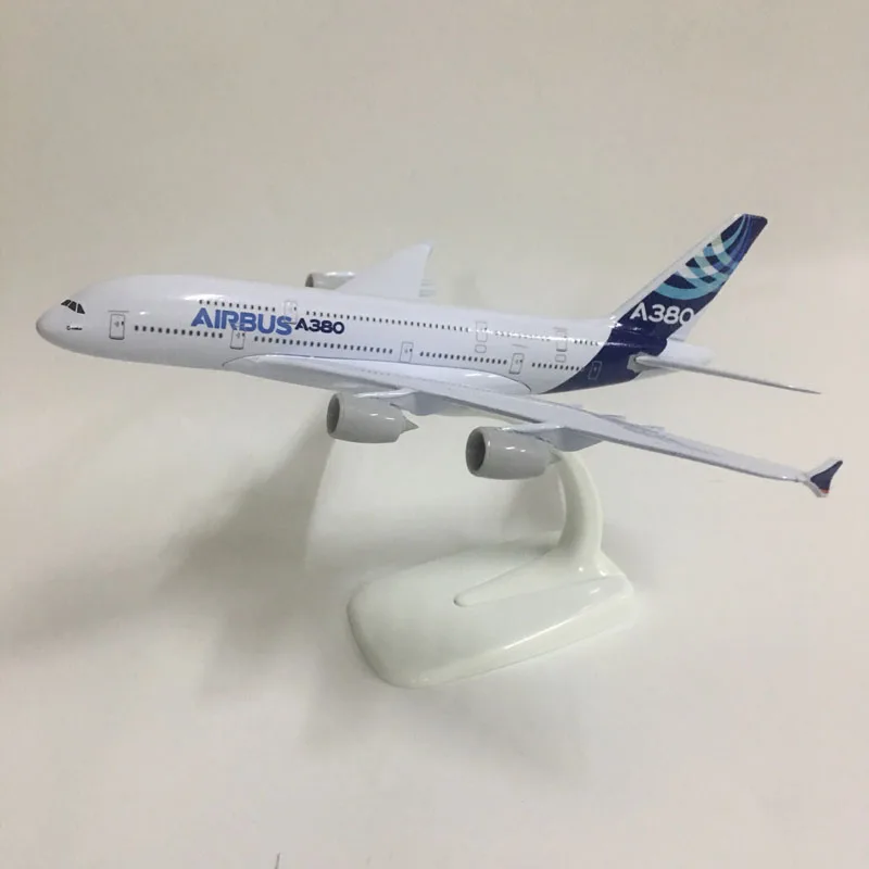 JASON TUTU 20 см Аэробус A380 модель самолета Модель литая металлическая 1/300 Масштаб