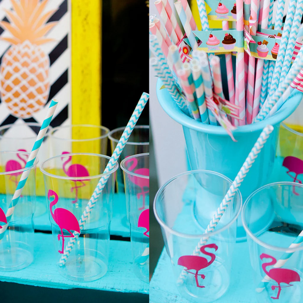 Наклейки для стеклянных стаканчиков бутылок с водой 12 шт. в упаковке наклейки