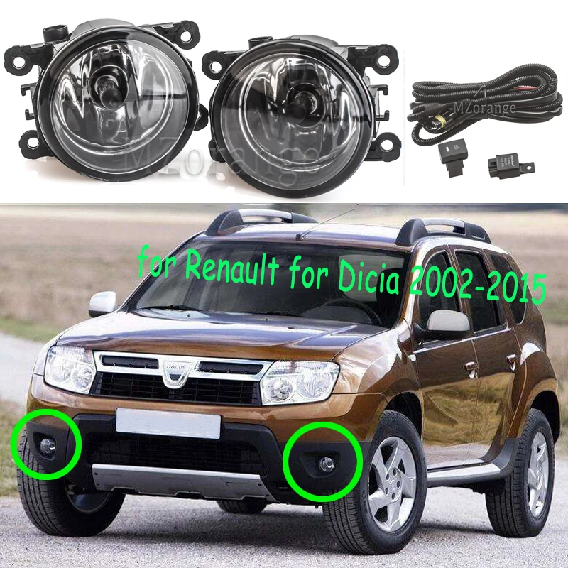 Противотуманный светильник s для Renault Duster противотуманный светильник Koleos Megane для Dacia Duster Logan 2004- галогенный противотуманный светильник s для Renault Logan