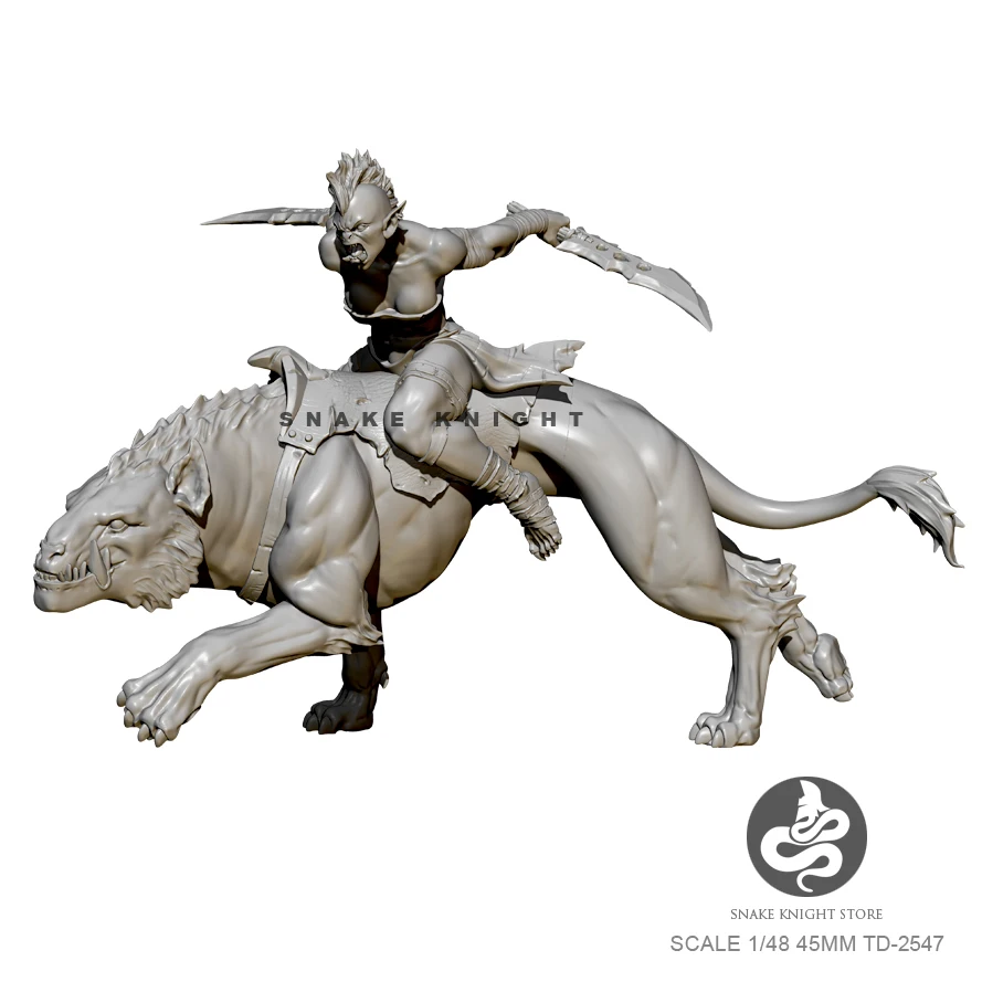 

45MM Resin model kits figure DIY toy self-assembled TD-2550