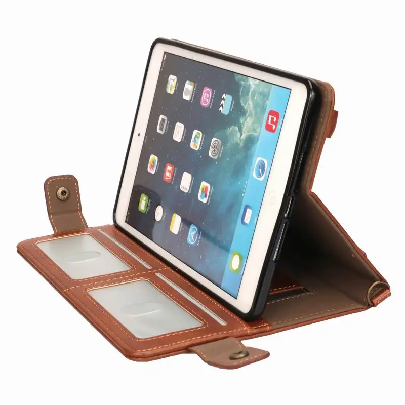Чехлы-карандаши для ipad mini 1 2 3 4 5 чехол бизнес роскошный кожаный ремешок на руку откидная задняя крышка для ipad mini 5 mini4 mini3