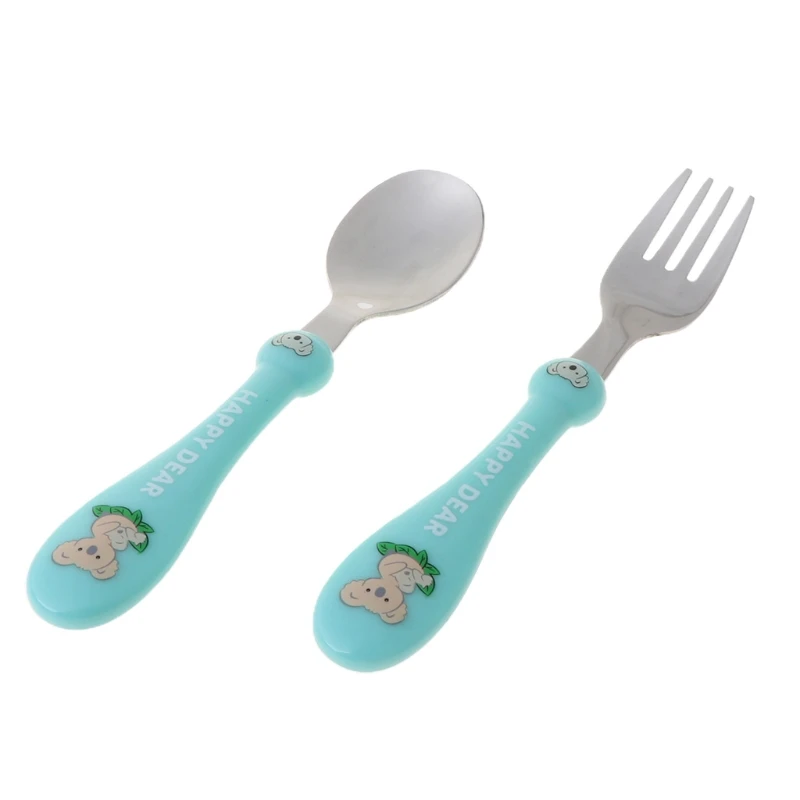 Бесплатная доставка 2 шт. детская безопасная посуда из нержавеющей