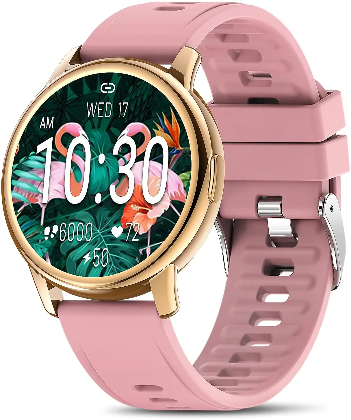 

Smart Watch for Android Phones ios, Fitness Tracker Digital Watch with Heart Rate Blood Oxygen Sleep Monitor IP68 Waterproof