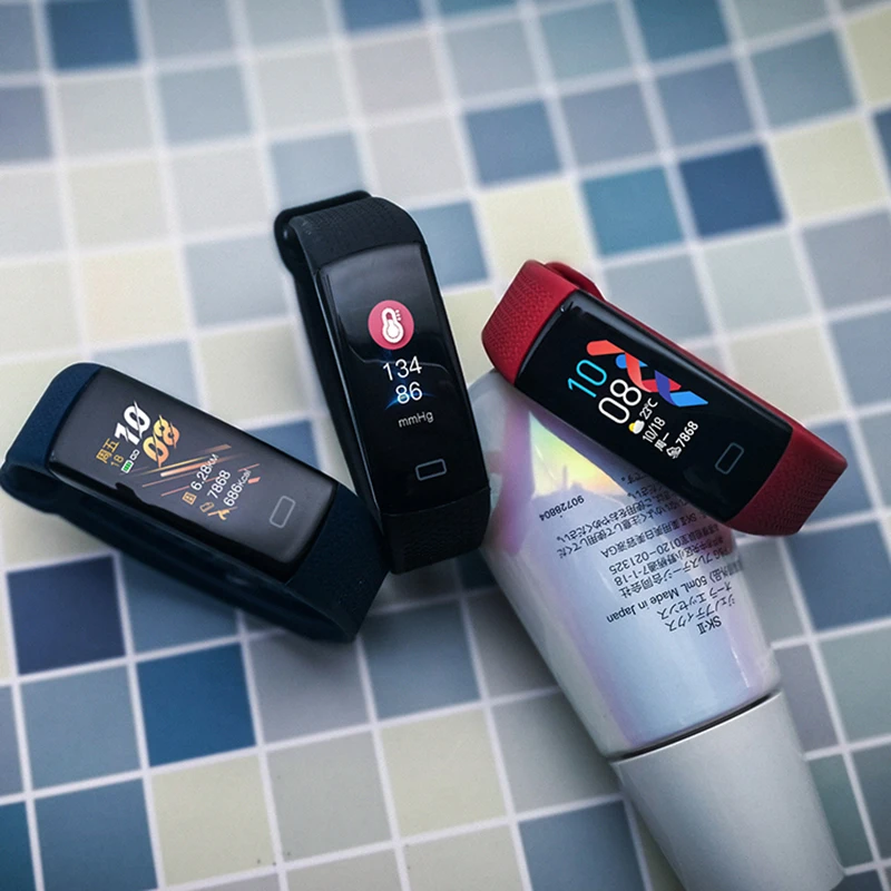 

2020 New Smart Watch Band With Body Temperature Measure Heart Rate Blood Pressure Monitor sport fitness tracker for men women