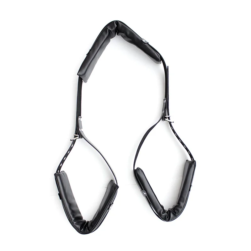 БДСМ Второй мировой войны стиль открытым бандаж для ног Шестерни игры наручники