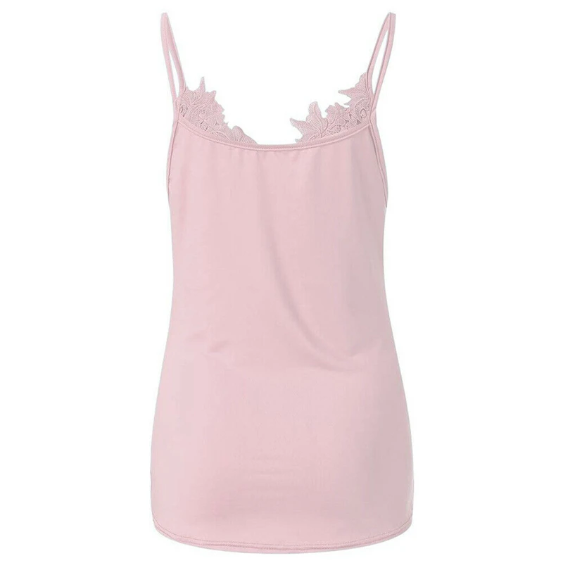 M-2XL тонкая майка женское платье с v-образным воротом кружевная на бретелях