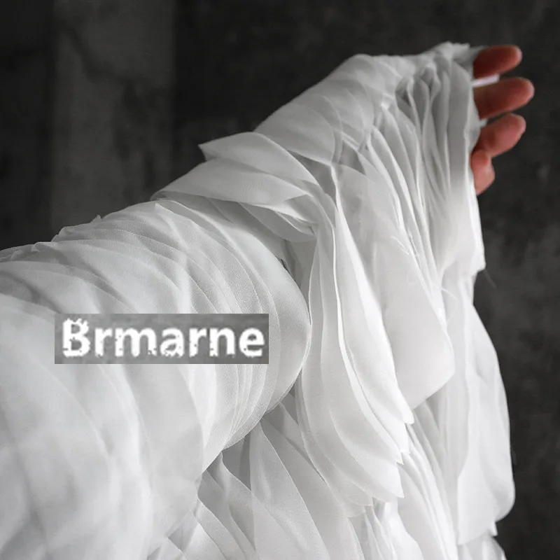 45 см * 80 см/шт креативный белый шифон han одежда дизайнерская ткань | Дом и сад