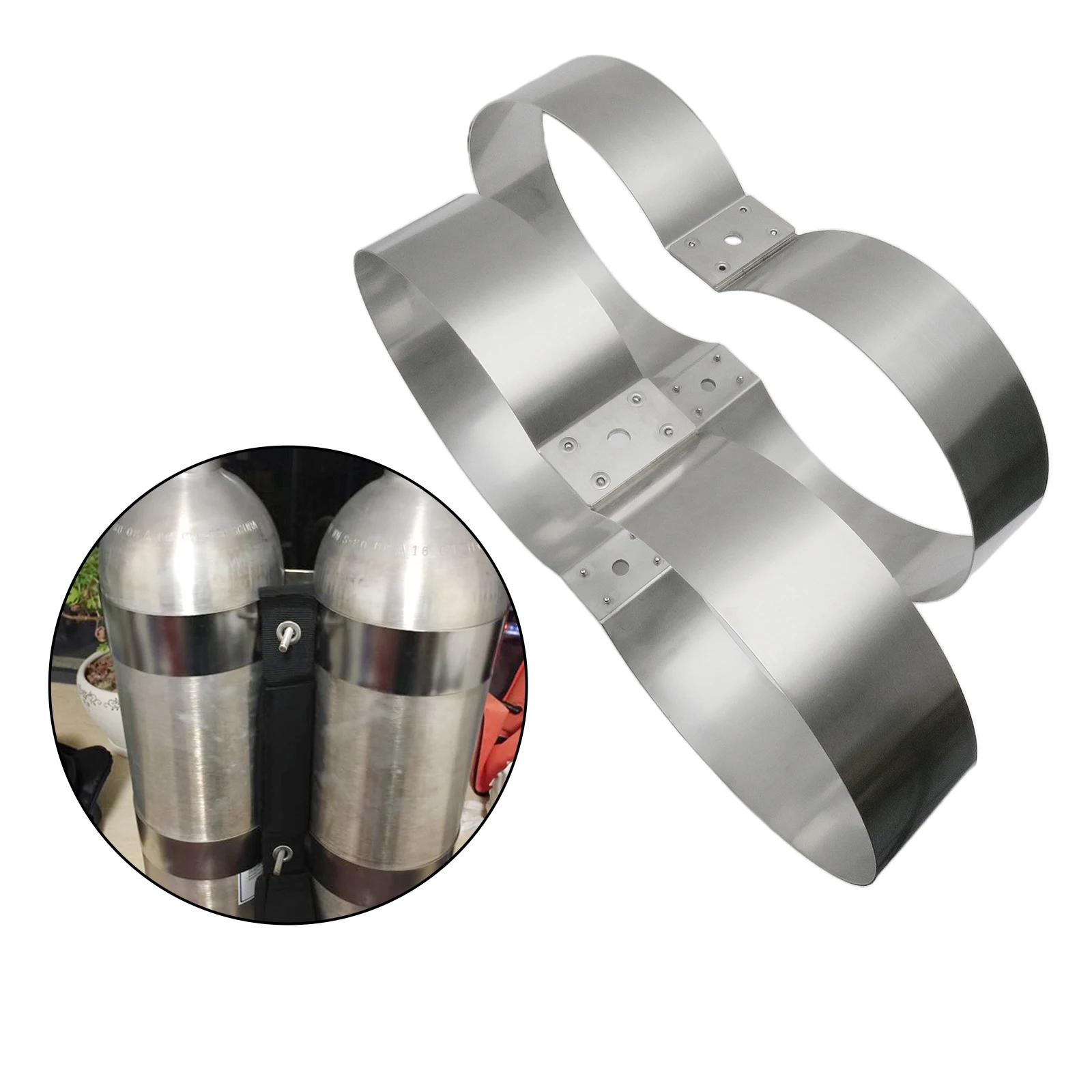 Diving Tank Band Carry Loop Holder Dive Air Cylinder Bottle Retainer Carrier Grip Tech Buoyancy Compensators Tanks Keeper | Спорт и