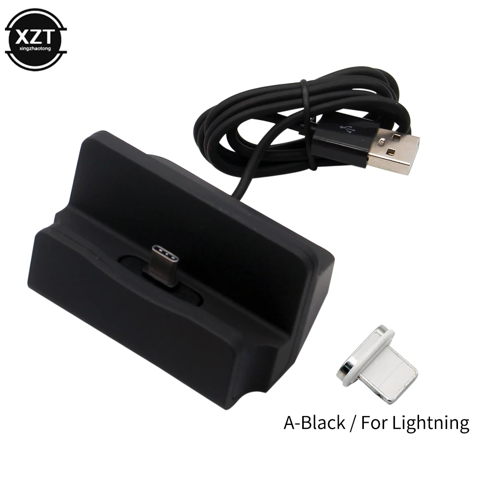 Зарядная док станция 2 в 1 с USB кабелем для iPhone X XS Max XR 6 6S 7 8 Plus 5 SE|Зарядные