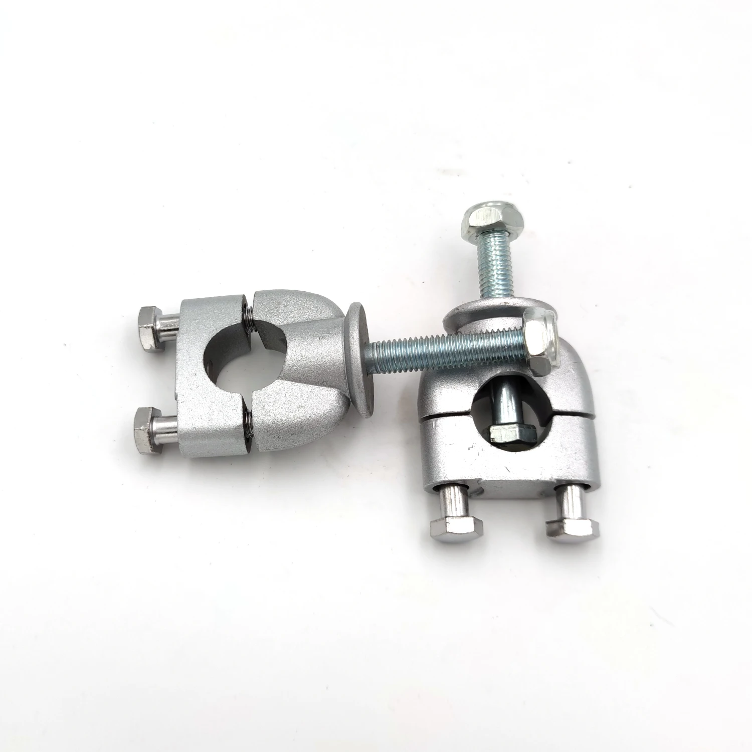 2 шт. серебристые крепления на руль мотоцикла 22 мм|Руль велосипеда| |