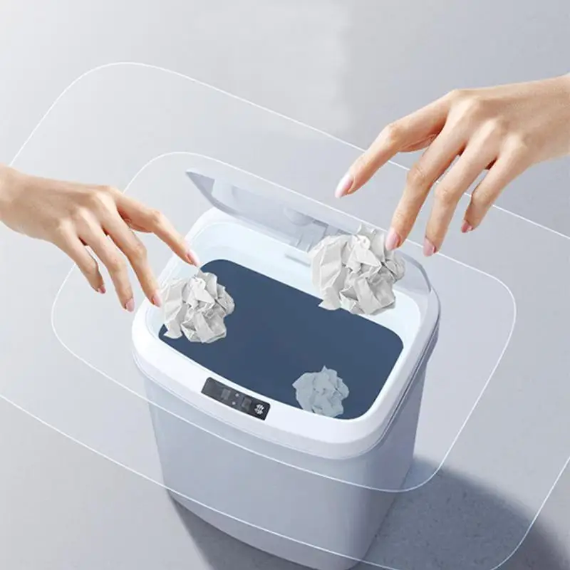 Домашняя интеллектуальная мусорная корзина для офиса Бытовая Автоматическая