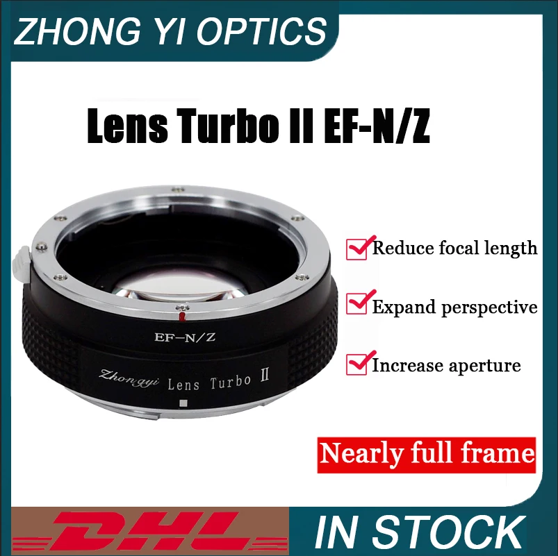 

Zhongyi Optics EF-NZ II Adapter Ring For Canon EF Mount Lens to Nikon Z ZFC Z6 Z7 Z5 Z6II Z7II D610 D850 D750 D810 Cameras