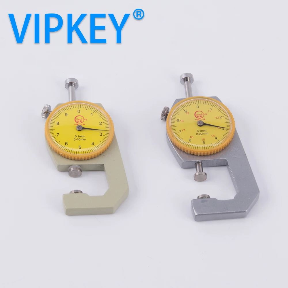 Высокое качество абсолютно новый 0 20 мм 1 точный Круглый Циферблат Толщиномер