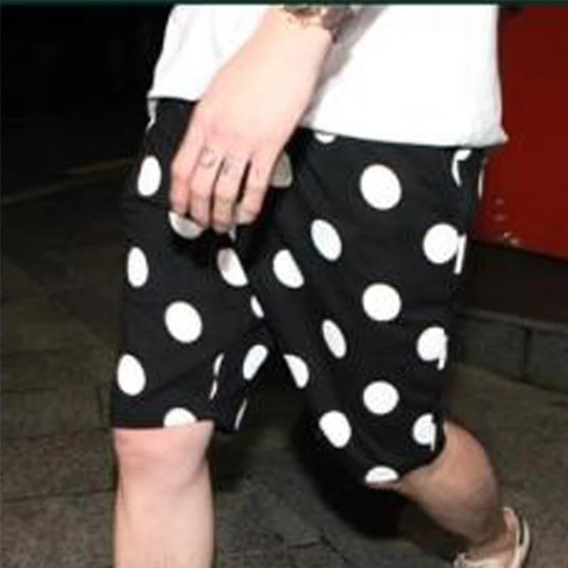 Шорты мужские в Корейском стиле повседневные пляжные штаны с большими волнами