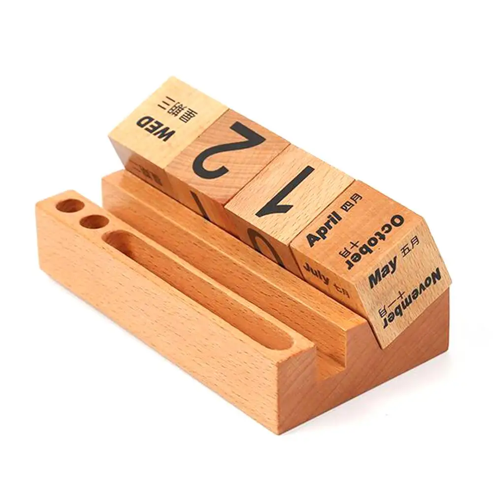 Пасторальное деревянное декоративное украшение-календарь предметы интерьера