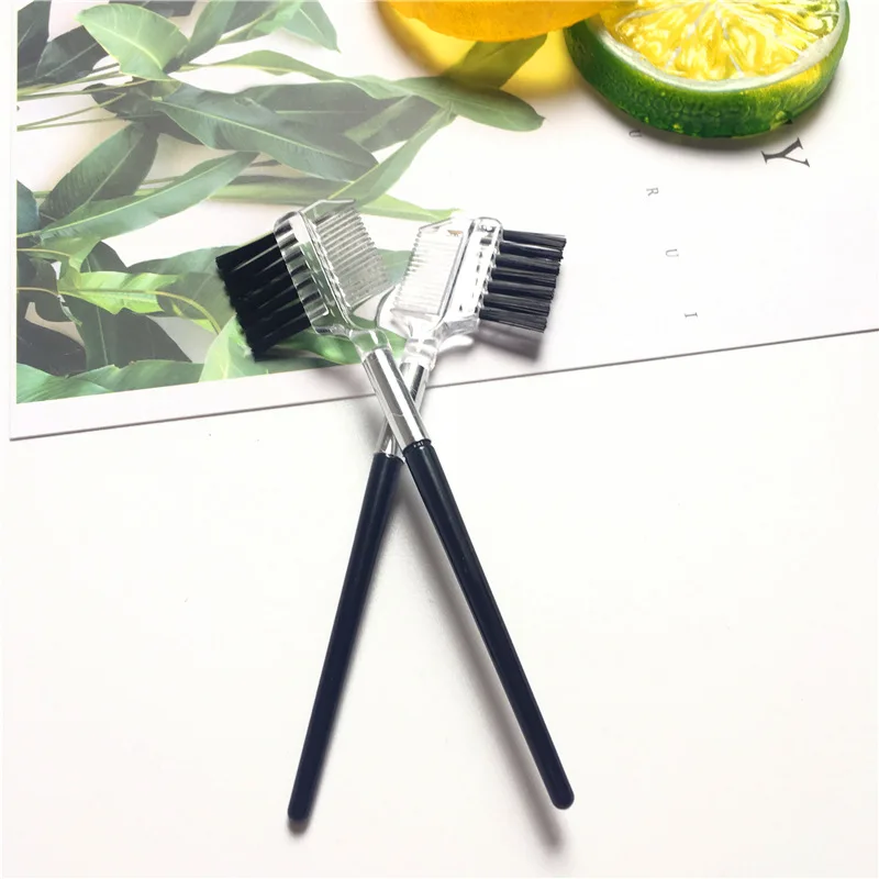 Новая горячая распродажа высокое качество Бровей Ресниц двойная расческа