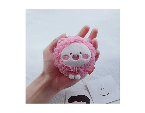Pink A Happy monkey Kawaii Плюшевые брелоки Мультяшные милые игрушки Мягкая кукла игрушка-брелок для ключей сумка автомобиль подарок на день рождения для детей девочек женщин - Цвет: Pink A