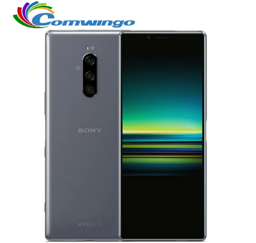 Оригинальный телефон Sony Xperia 1 J8110/J9110 Xperia XZ4 Android 4G LTE 6,5 дюйма Восьмиядерный 6 ГБ и 128 ГБ 12 МП/8 Мп NFC отпечаток пальца NFC