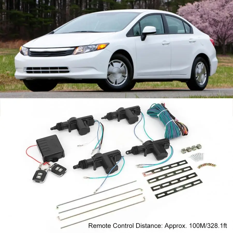 1 набор Автомобильный Универсальный двери Автозапуск Центральный замок комплект