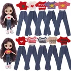 Одежда для кукол Blythe, 1 комплект одежды = свитер и джинсы для шарнирной куклы 30 см, 16, платье для куклы Blythe, Рождественская игрушка для девочек