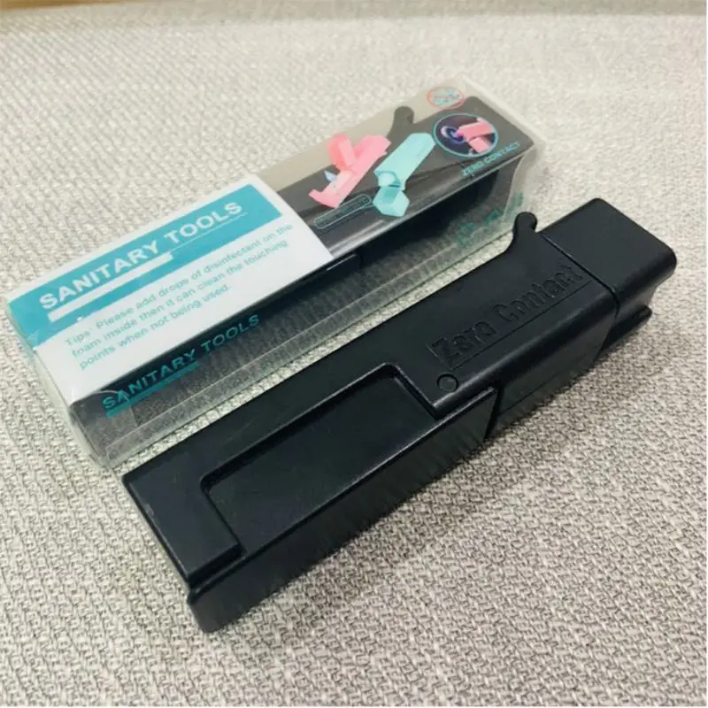 Мини ручной Избегайте контакта с санитарным инструментом кнопка открывания